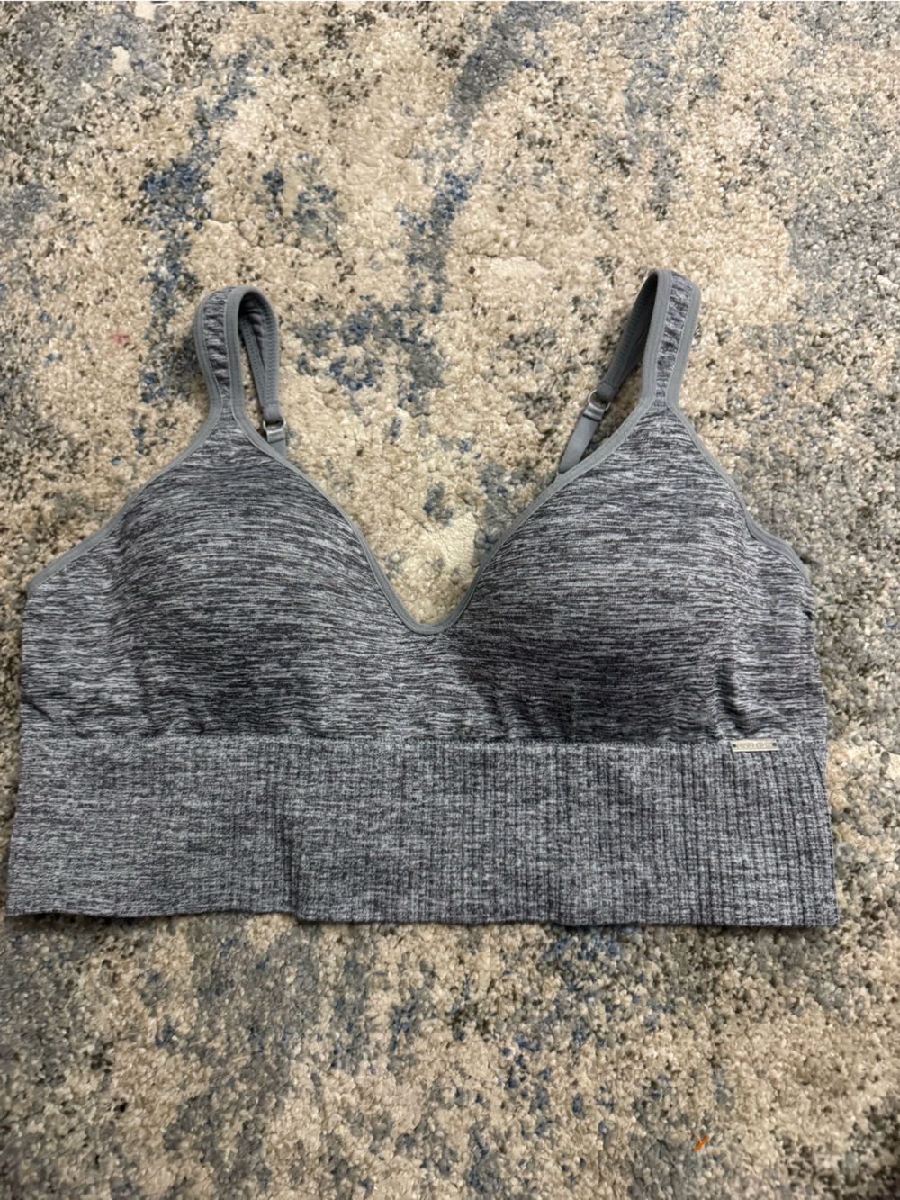 Nautica Heather Gray Seamless Bralette